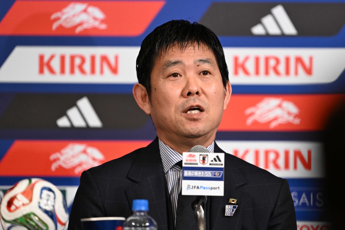 日本代表の森保監督【写真:徳原隆元】