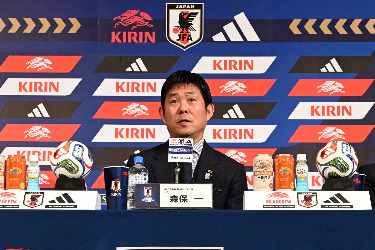 日本代表の森保監督【写真：徳原隆元】