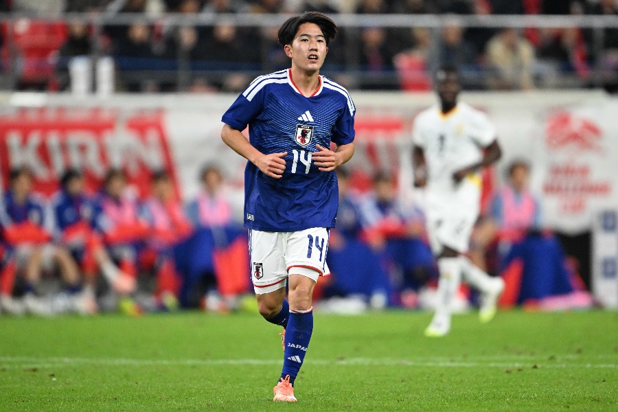 日本代表の佐藤龍之介【写真:徳原隆元】