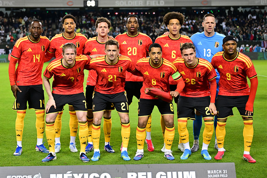 ベルギー代表のW杯メンバーが決定【写真：Belga Image/アフロ】