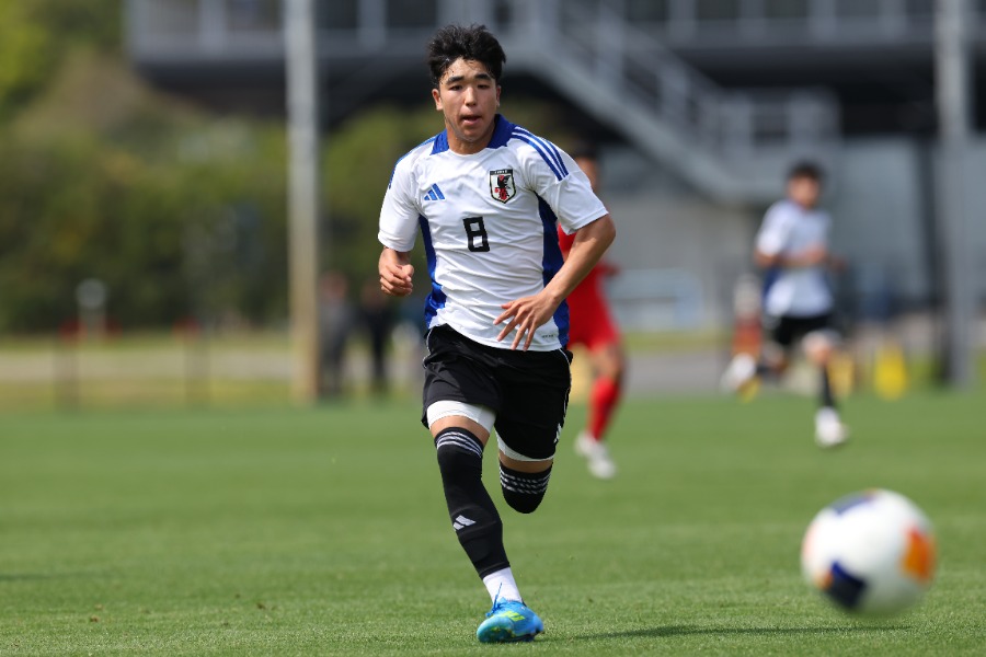 U-17日本代表の北原槙【写真：YUTAKA/アフロスポーツ】