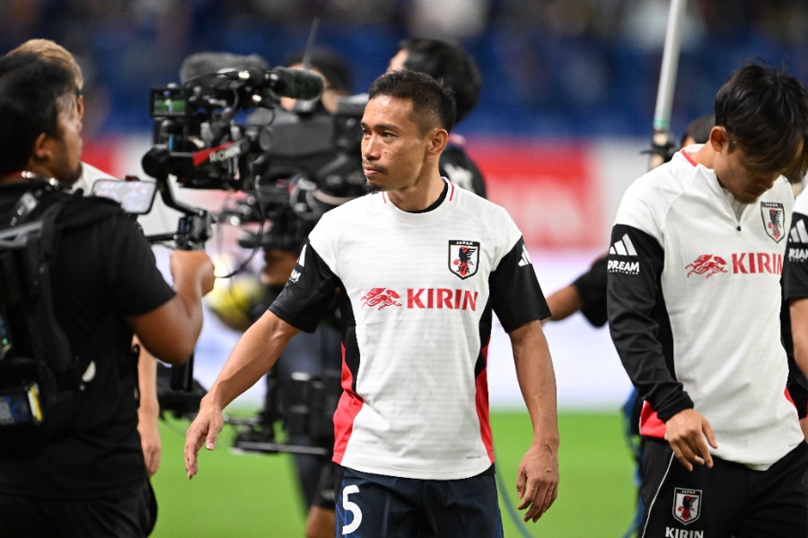日本代表の長友佑都【写真：徳原隆元】