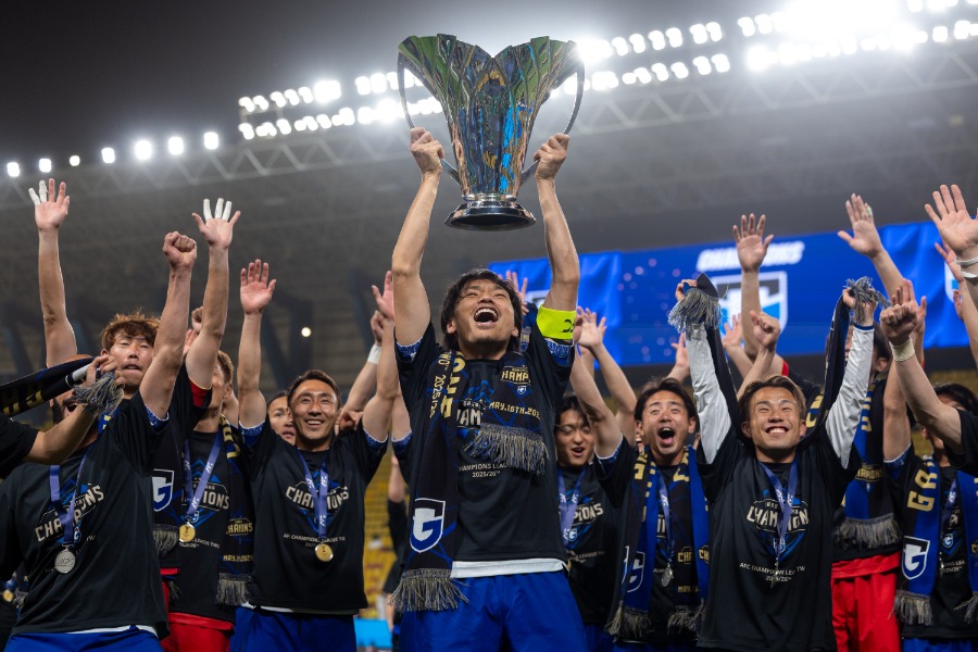 ACL2決勝でガンバ大阪がアル・ナスルに勝利した【写真：(C) AFC】