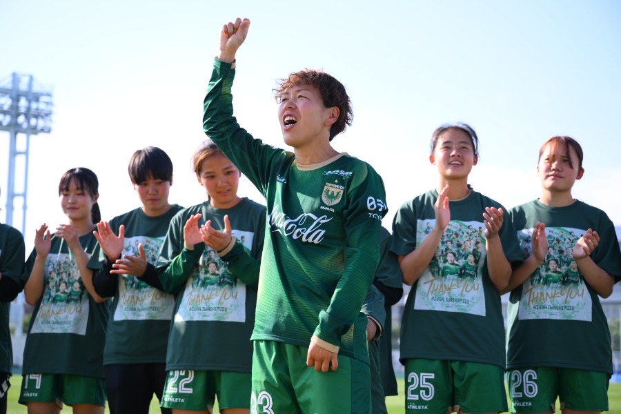 引退を発表したベレーザの岩清水梓【写真：(C) WE LEAGUE】