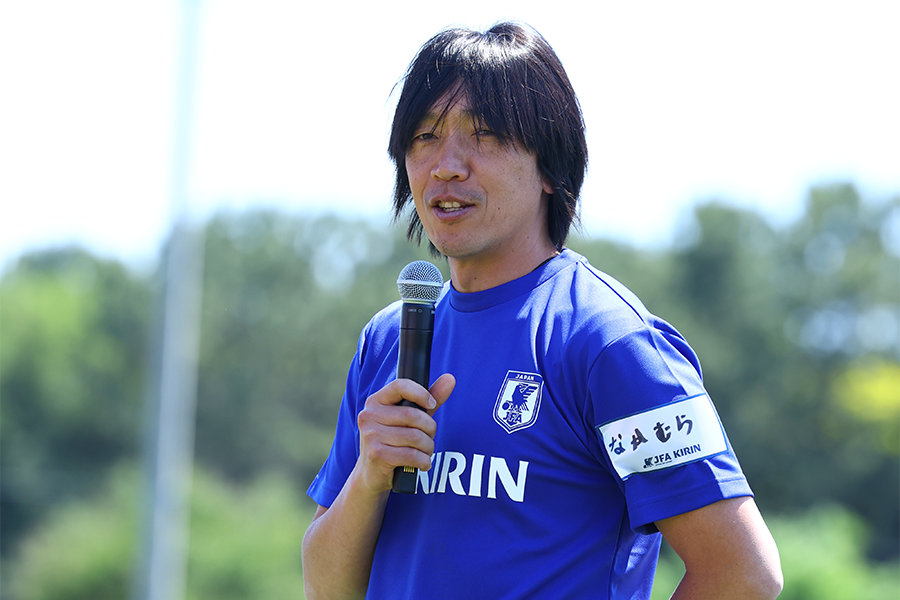 日本代表・中村俊輔コーチ【写真：JFA×KIRIN キリンファミリーチャレンジカップ】