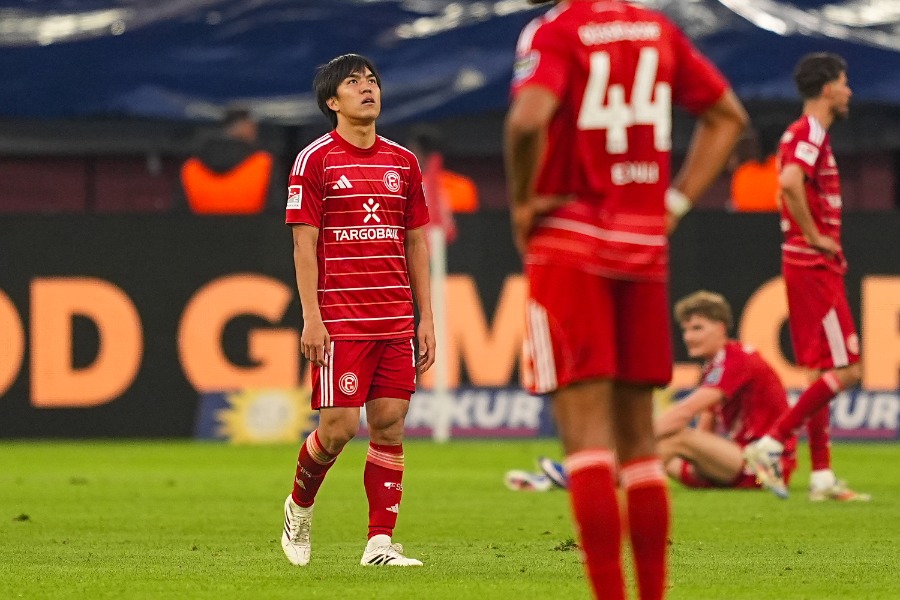デュッセルドルフの3部降格が決定【写真：アフロ】