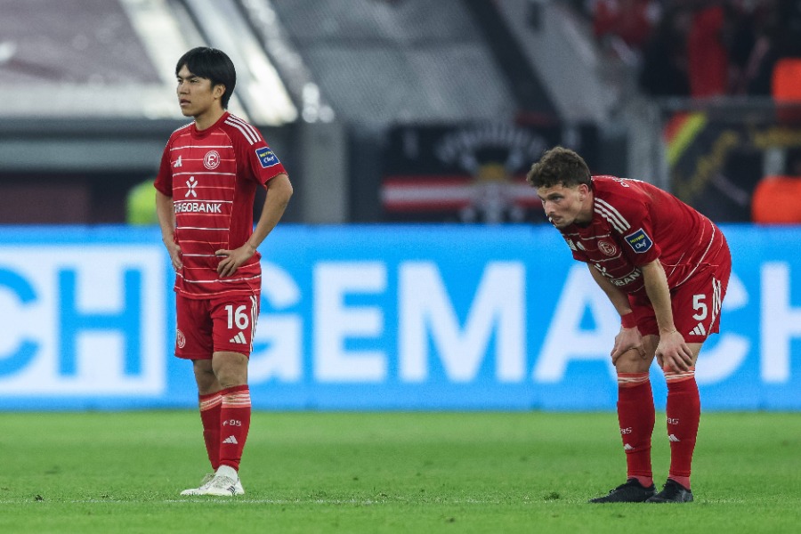 デュッセルドルフの3部降格が決定した【写真:アフロ】