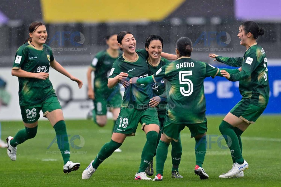 決勝進出を果たした日テレ・東京ヴェルディベレーザ【写真：(C) AFC】