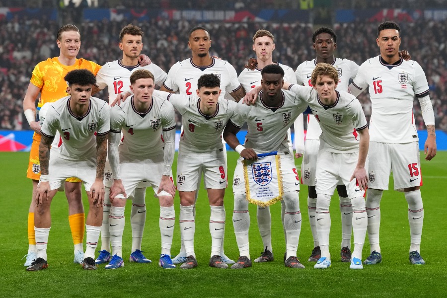 イングランド代表のメンバーが発表された【写真:AP/アフロ】