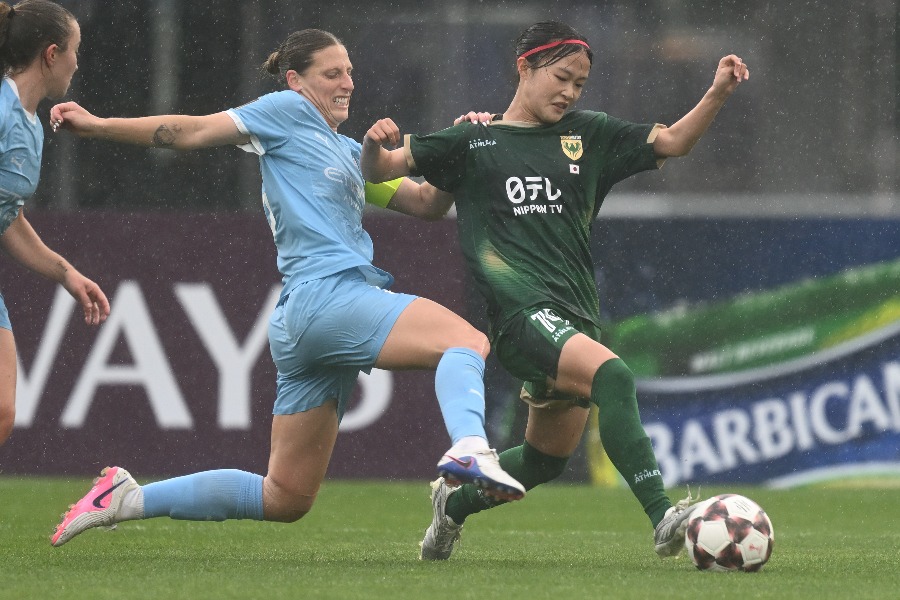 日テレ・東京ヴェルディベレーザの眞城美春【写真:SportsPressJP/アフロ】