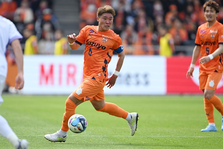 清水エスパルスの宇野禅斗【写真:徳原隆元】