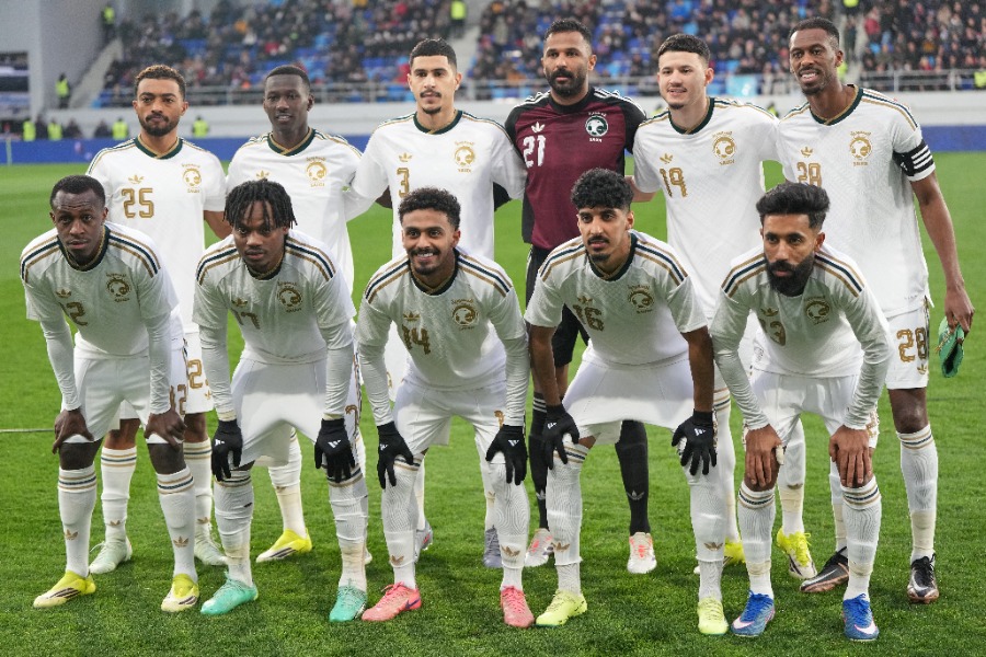 サウジアラビア代表のW杯ユニに注目【写真:AP/アフロ】