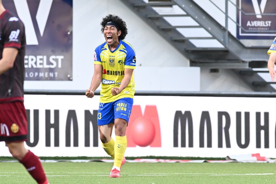 シント=トロイデンの畑大雅【写真:Belga Image/アフロ】