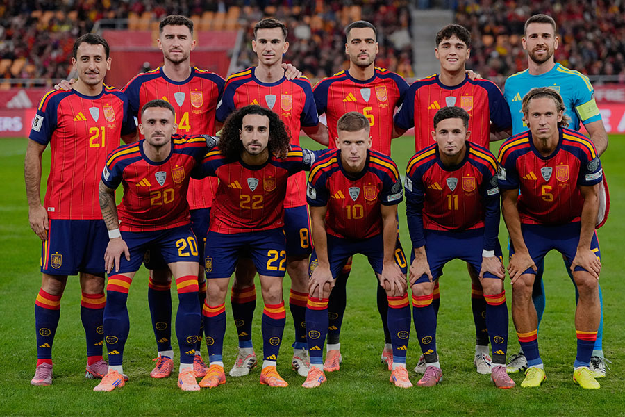 スペイン代表のW杯メンバーが決定【写真：AP / アフロ】
