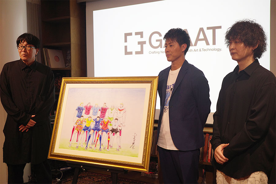 イベントに登壇した高橋陽一氏、柿谷曜一朗氏、徳橋佑輔氏【写真:FOOTBALL ZONE編集部】