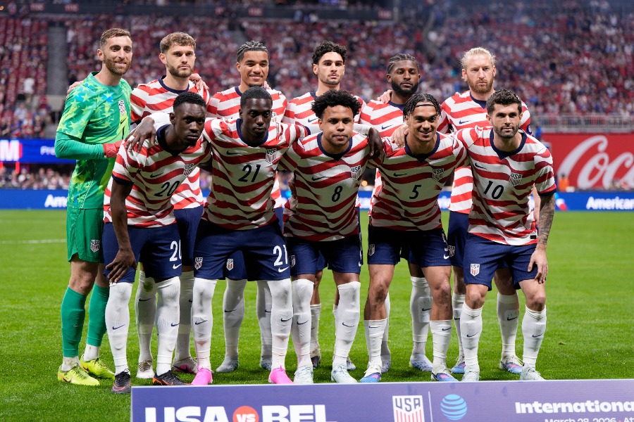 アメリカ代表のメンバーが発表された【写真：AP/アフロ】