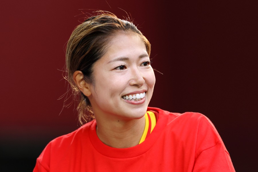 INAC神戸の成宮唯【写真：西村尚己/アフロスポーツ】