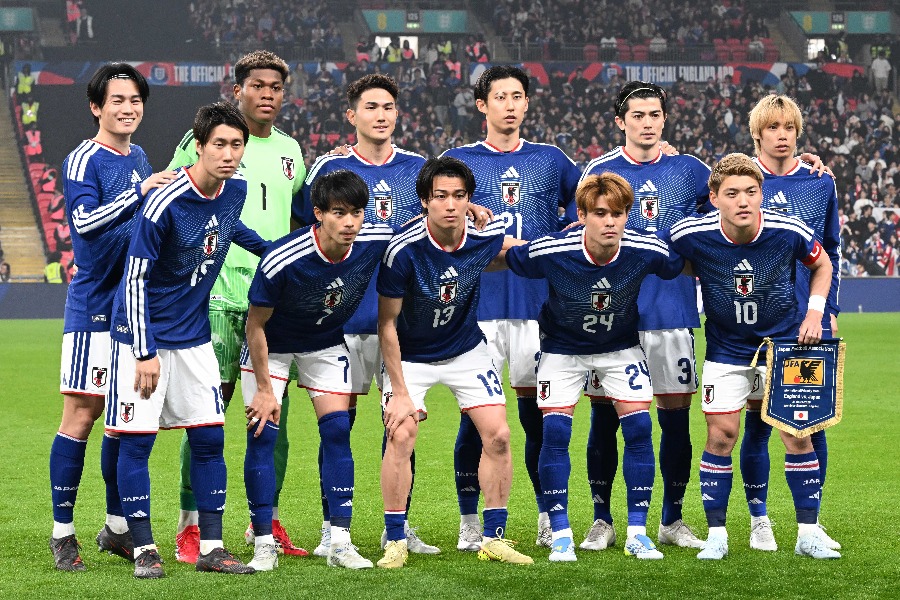 Adoとコラボした日本代表ユニフォームが発表された【写真:徳原隆元】