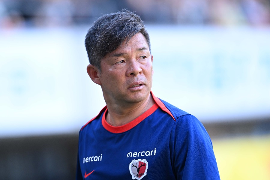 鹿島を率いる鬼木達監督【写真：徳原隆元】