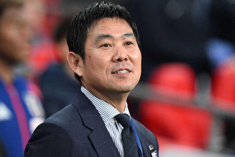 日本代表を率いる森保一監督【写真:徳原隆元】