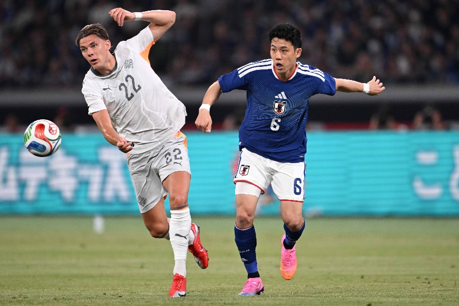 日本代表の遠藤航【写真:徳原隆元】