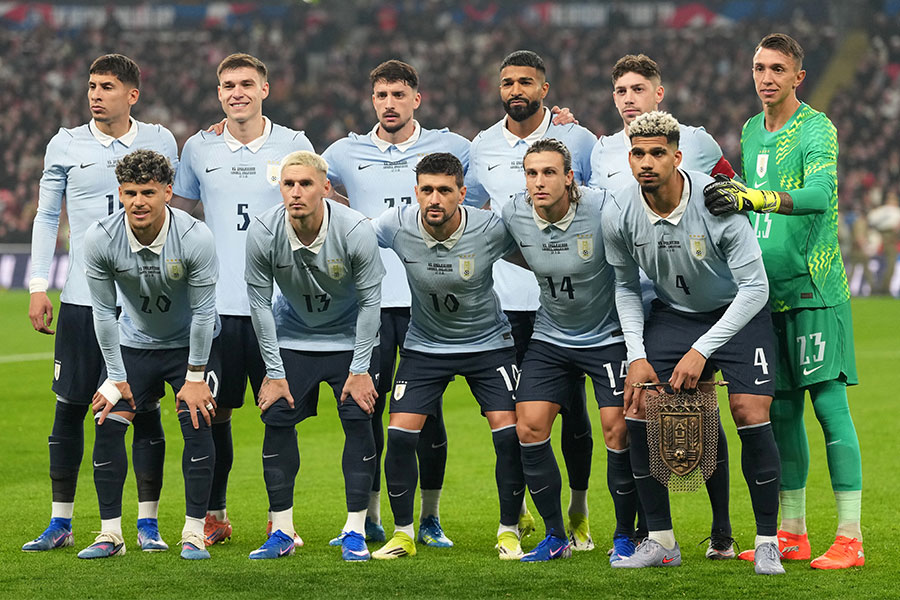 ウルグアイ代表のW杯メンバーが発表【写真:AP/アフロ】