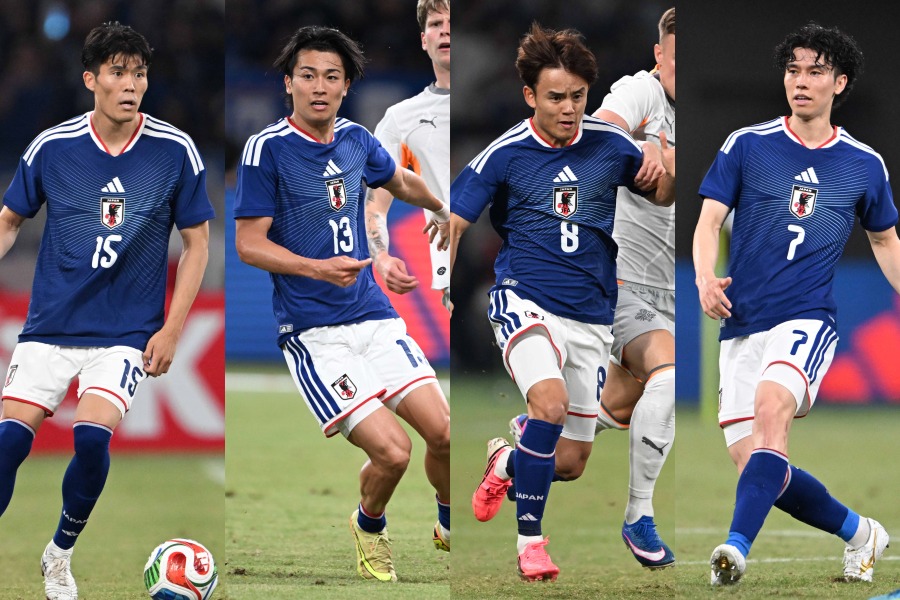 英記者が日本の先発した11人を採点【写真:徳原隆元】
