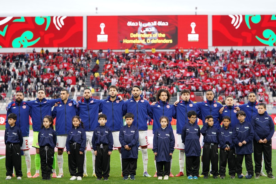 チュニジア代表がW杯ユニフォームを発表した【写真:ロイター/アフロ】