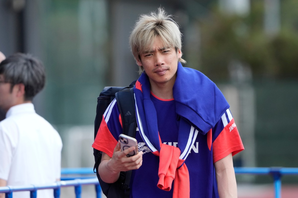 日本代表の伊東純也【写真：増田美咲】