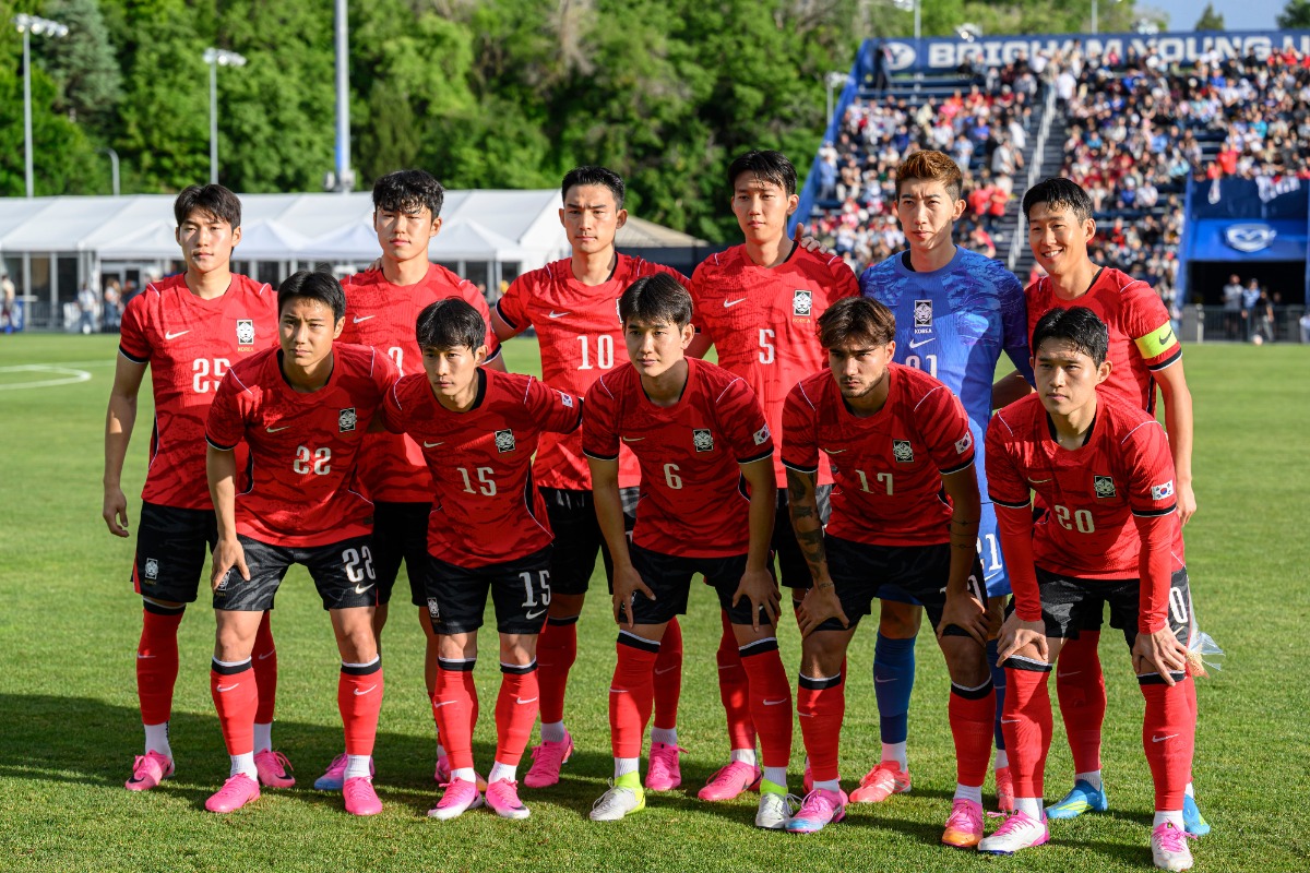 北中米ワールドカップに臨む韓国代表【写真：AP/アフロ】