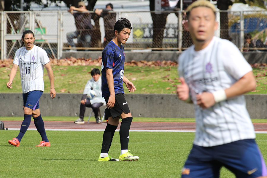 U-16日本代表の梶山蓮翔【写真：FOOTBALL ZONE編集部】
