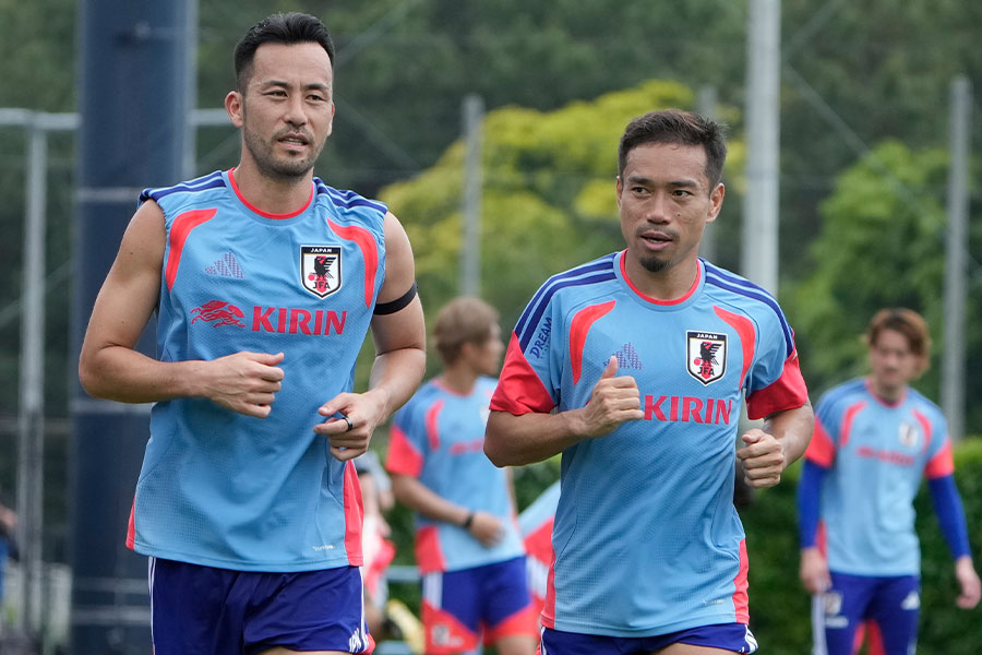 長友佑都が吉田麻也の再合流を歓迎【写真：増田美咲】