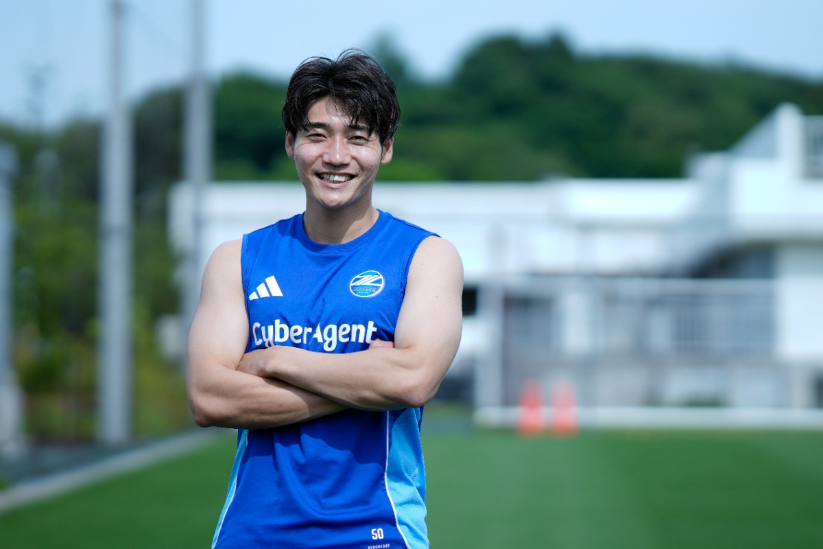 インタビューに応じた町田の岡村大八【写真:増田美咲】