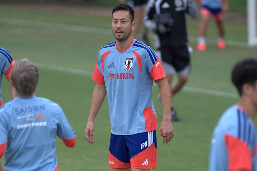 吉田麻也がチームに合流【写真:FOOTBALL ZONE編集部】