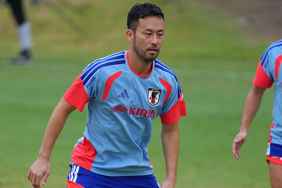 チームに再合流した吉田麻也【写真:FOOTBALL ZONE編集部】