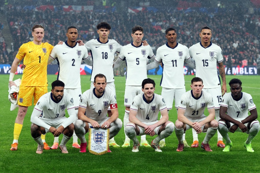 北中米W杯に臨むイングランド代表【写真:ロイター】