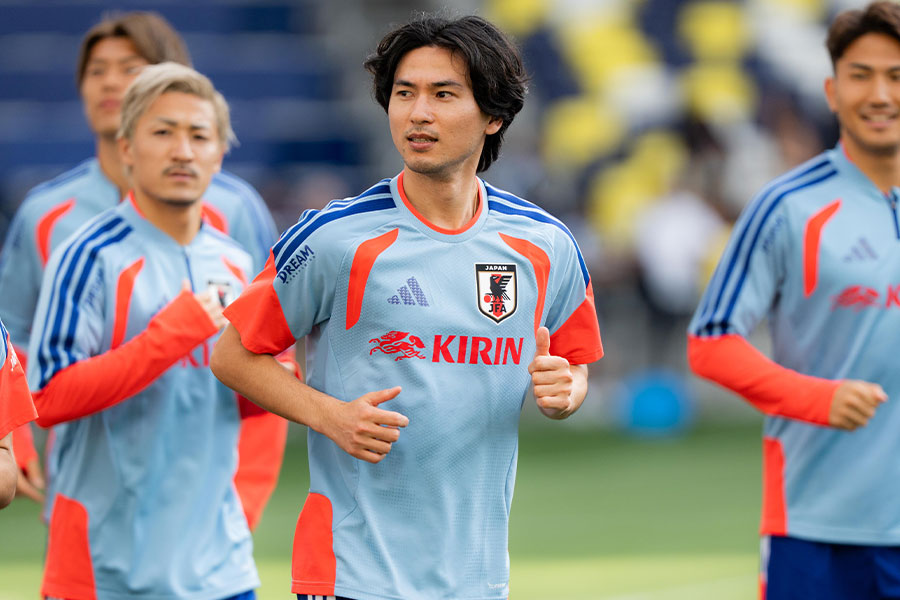 南野拓実がナッシュビルで合流【写真:井上信太郎】