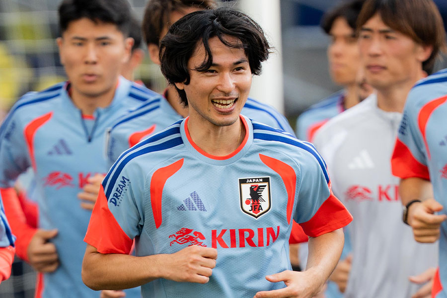 南野拓実がナッシュビルで合流【写真:井上信太郎】
