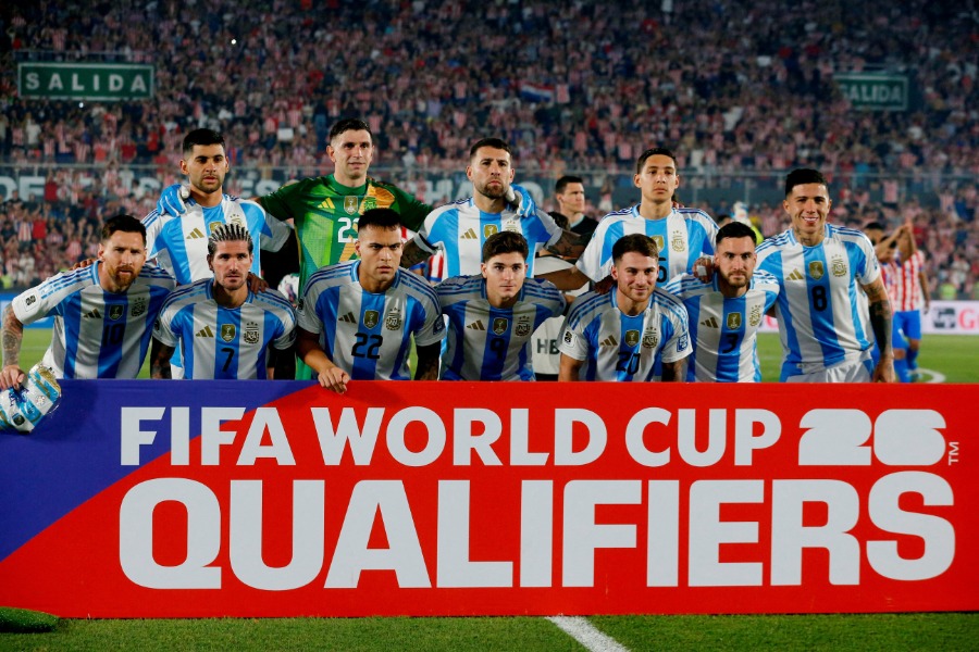 北中米W杯に臨むアルゼンチン代表【写真：ロイター】