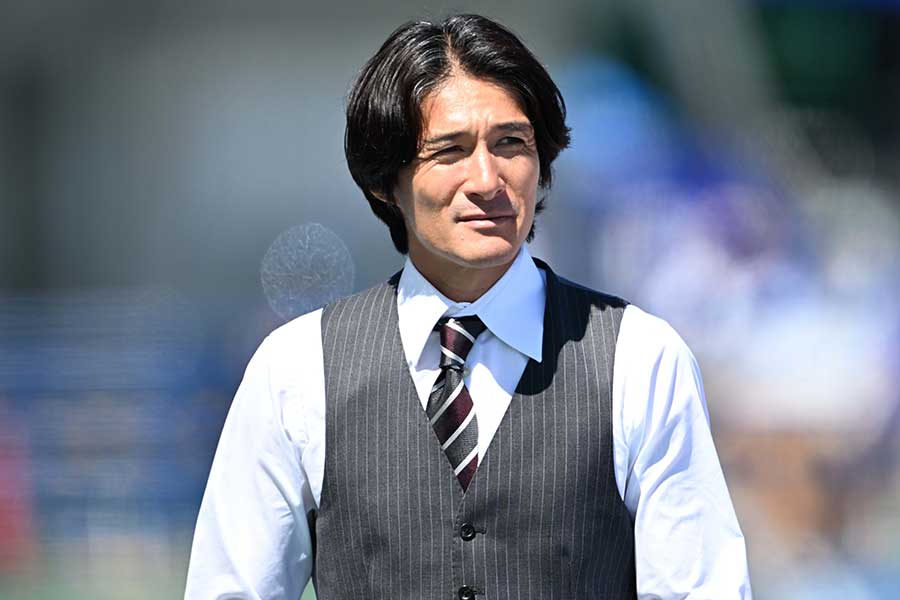 田中達也暫定監督【写真:徳原隆元】
