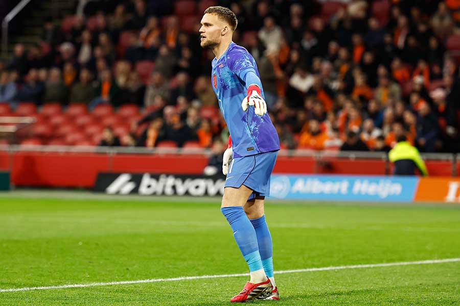 オランダ代表のGKバルト・フェルブルッフェン【写真:ムツ・カワモリ/アフロ】