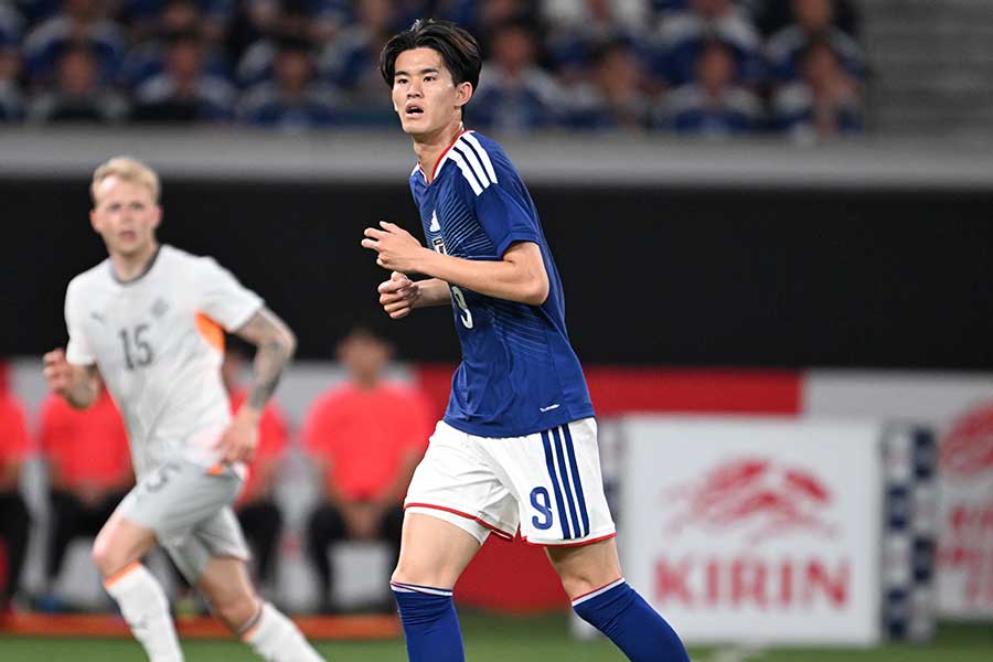 日本代表FWの後藤啓介【写真:徳原隆元】