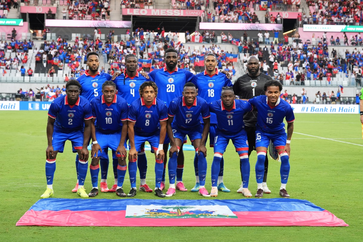 ハイチ代表のW杯ユニフォームが物議【写真:AP/アフロ】