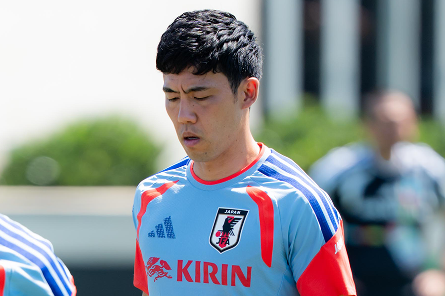 日本代表・遠藤航【写真:FOOTBALL ZONE編集部】