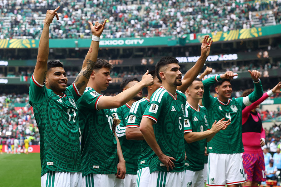 メキシコ代表が南アフリカに勝利【写真:ロイター】