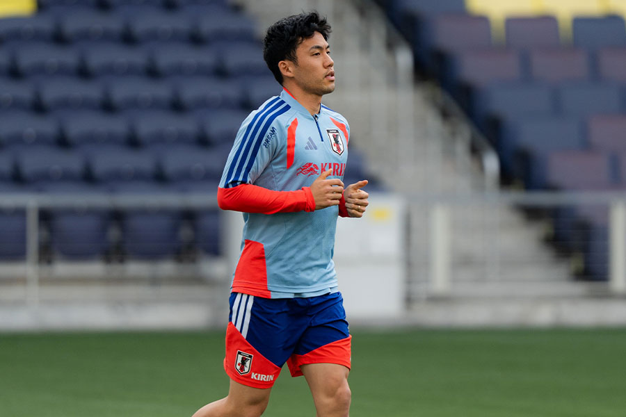遠藤航が無念の代表離脱【写真:FOOTBALL ZONE編集部】