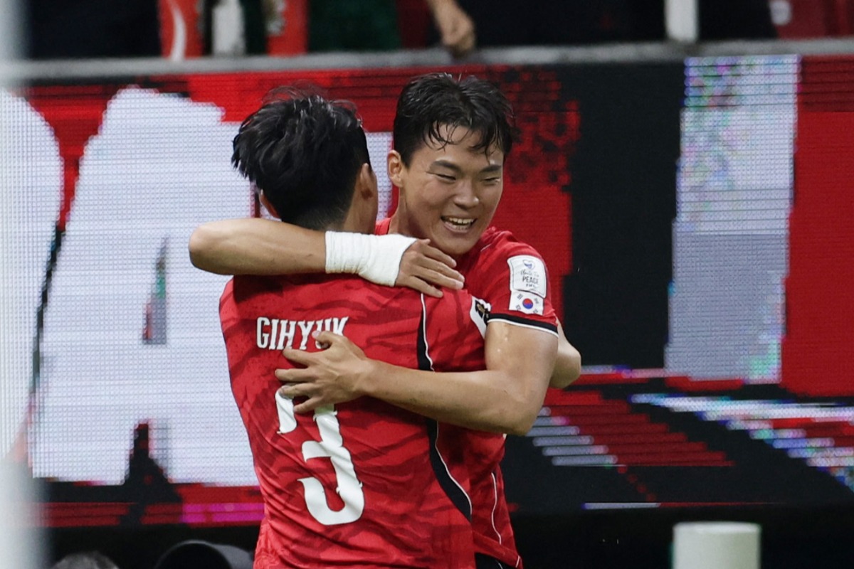 韓国が勝ち越しゴール【写真:ロイター】