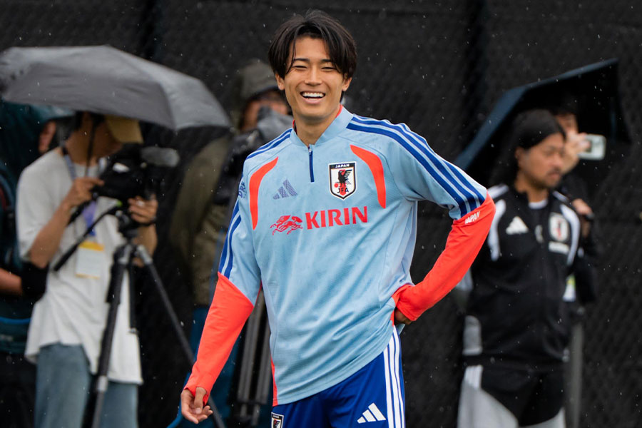 中村敬斗は平常心を心がける【写真:井上信太郎】