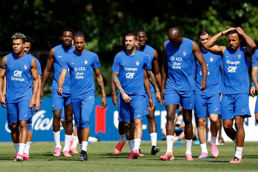 北中米W杯に臨むフランス代表【写真：ロイター】