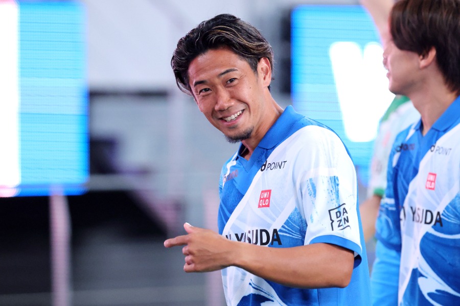 球宴に出場した元日本代表の香川真司【写真:西村尚己/アフロスポーツ】